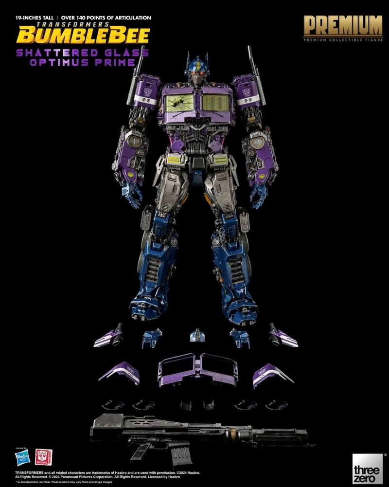 Premium Shattered Glass Optimus Prime Official Images & Details